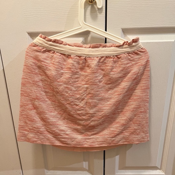 Fossil Darcy mini skirt small coral pink with tie - Picture 2 of 3